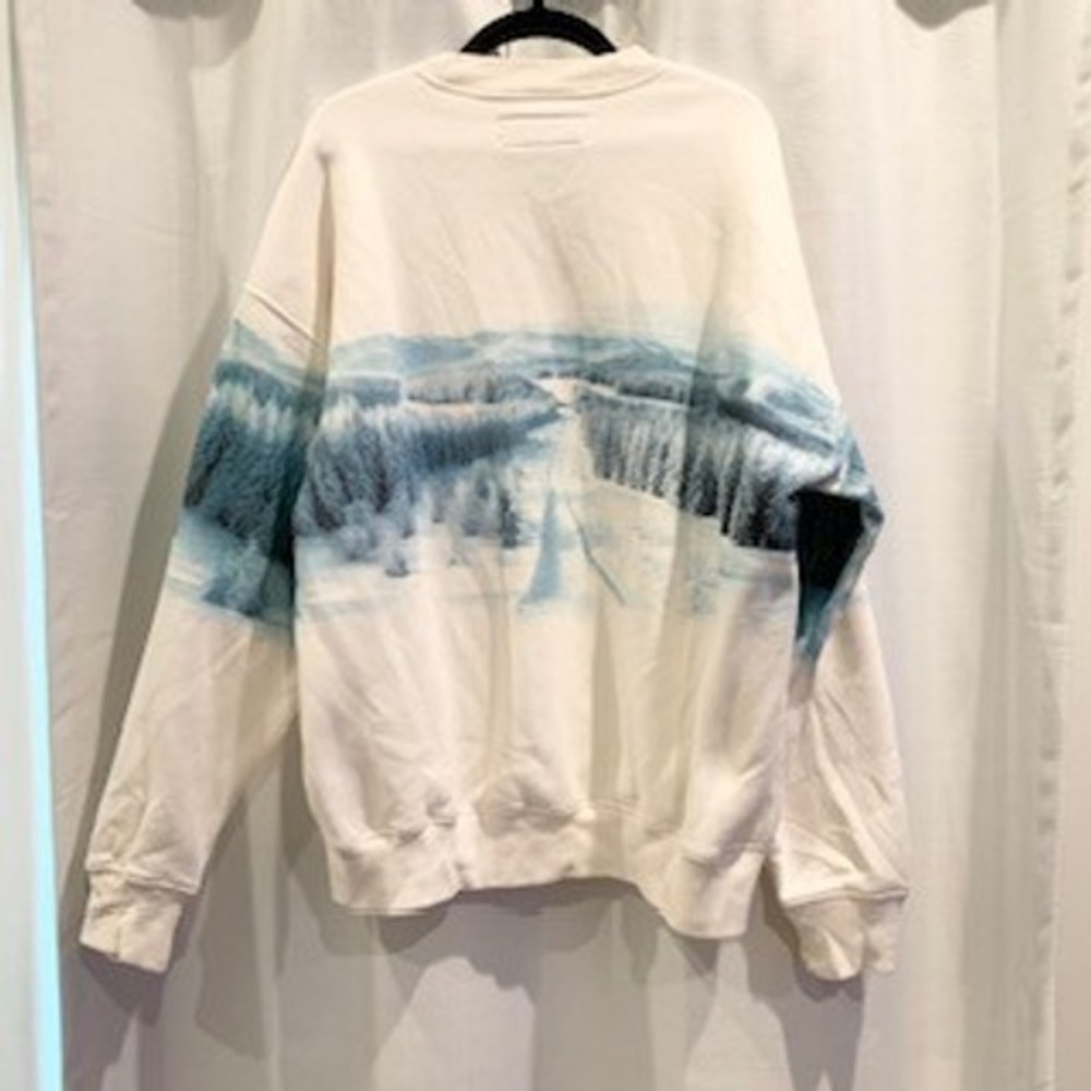 Abercrombie & Fitch 1981 Ford Bronco Graphic Sweatshirt Cream Mens Small - Picture 14 of 15